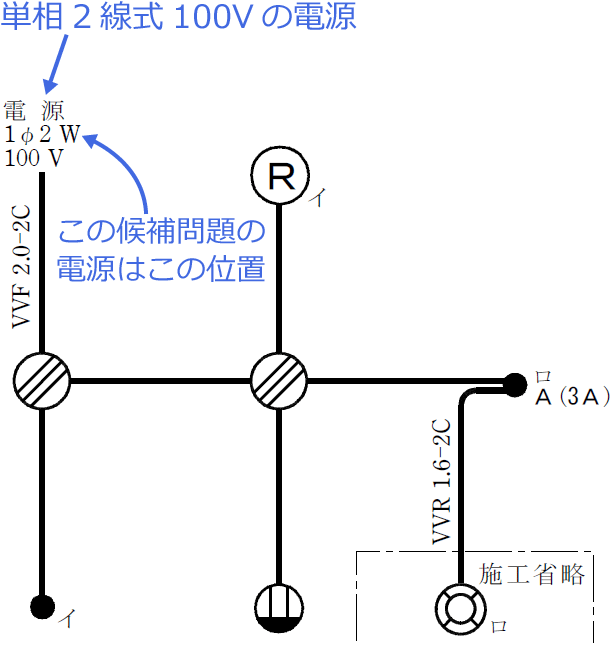 �ߘa3�N�x�i2021�N�x�j����d�C�H���m�Z�\�����̌����No.13�̒P���}�̉���i�d���Ɠd���̈ʒu�j