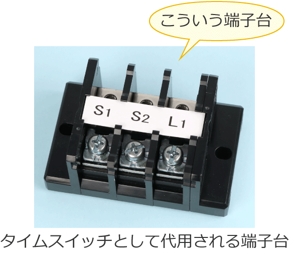 �^�C���X�C�b�`�Ƃ��đ�p�����[�q��