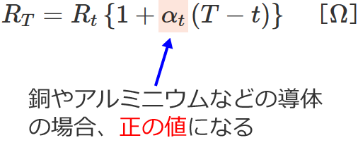 ���̂̒�R�l�Ɖ��x�̊֌W���i��R���x�W���j