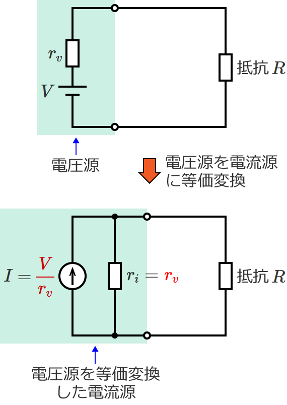 �����ϊ��O�̓d�����Ɠ����ϊ���̓d����