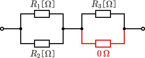 �Z�����Ă���d��������0���̒�R�ɂ�����H