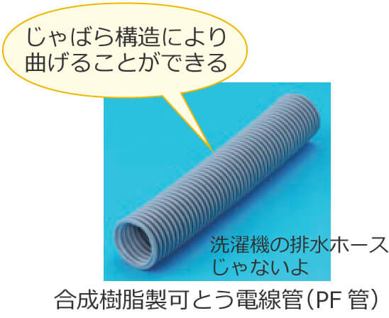 合成樹脂製可とう電線管（PF管）