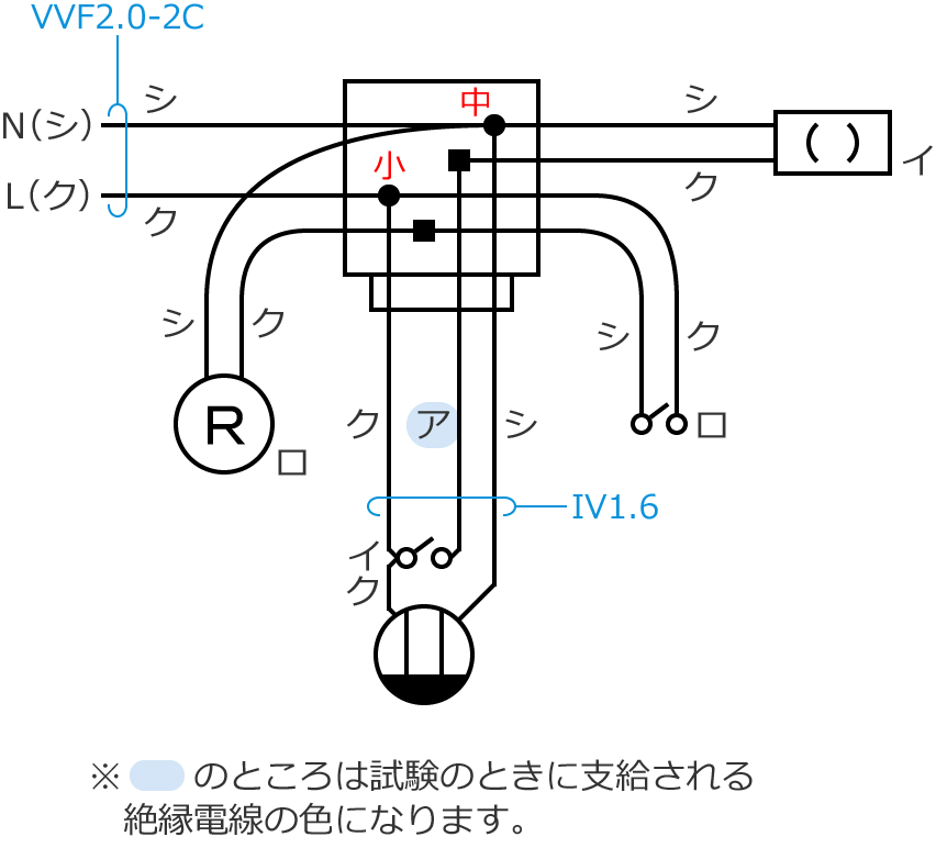 令和8年度の第二種電気工事士技能試験の候補問題No.11の複線図