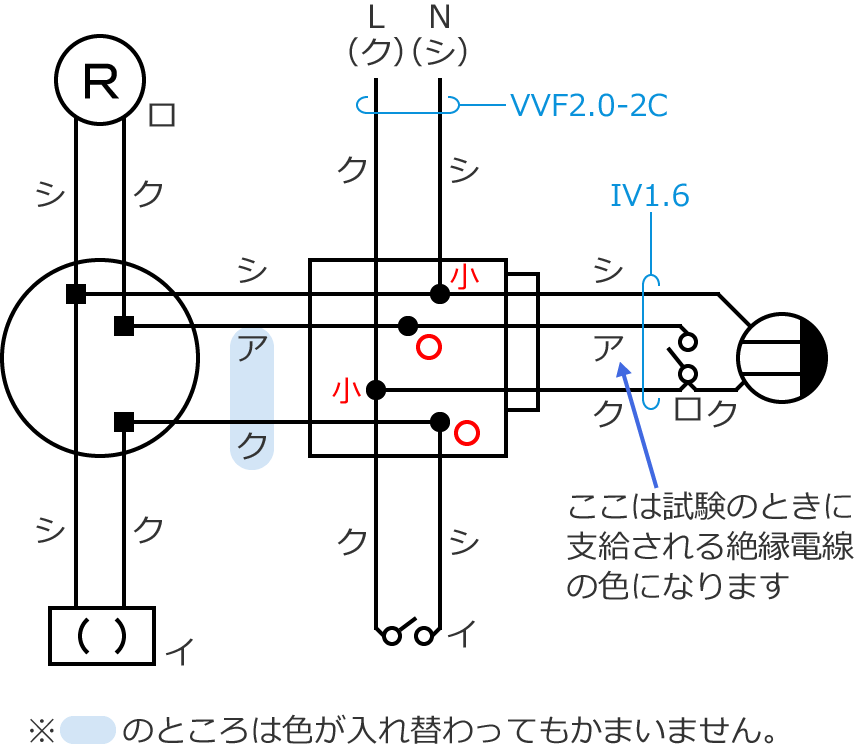 令和8年度の第二種電気工事士技能試験の候補問題No.12の複線図