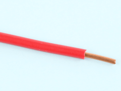 600Vビニル絶縁電線（赤）1.6mm（IV1.6赤）